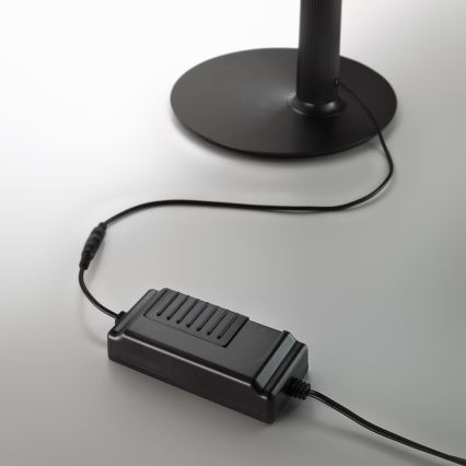 Ideal Lux - LED podna svjetiljka s mogućnošću prigušivanja DORICA LED/50W/230V CRI 90 crna