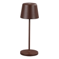 Ideal Lux - LED prenosna vanjska stolna lampa CUTE LED/2,5W/3,7V 3000 mAh USB 2200-2700K IP65 smeđa