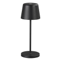Ideal Lux - LED prenosna vanjska stolna lampa CUTE LED/2,5W/3,7V USB 2200-2700K IP65 crna s mogućnošću prigušivanja na dodir