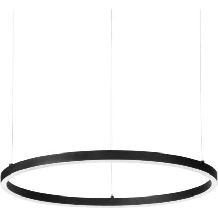 Ideal Lux - LED Prigušivi luster na sajli ORACLE SLIM LED/28W/230V 4000K pr. 50 cm CRI 90 crna