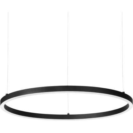 Ideal Lux - LED Prigušivi luster na sajli ORACLE SLIM LED/40W/230V 4000K pr. 70 cm CRI 90 crna