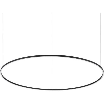 Ideal Lux - LED Prigušivi luster na sajli ORACLE SLIM LED/83W/230V 4000K pr. 150 cm CRI 90 crna