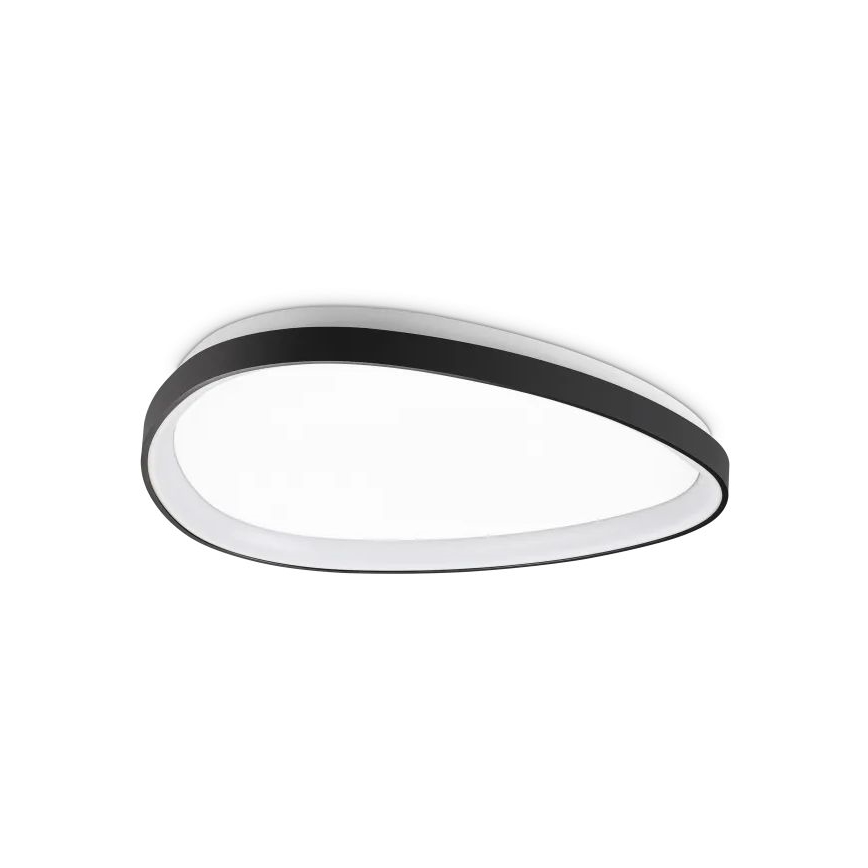 Ideal Lux - LED Prigušiva stropna svjetiljka GEMINI LED/28W/230V pr. 61 cm CRI 90 crna