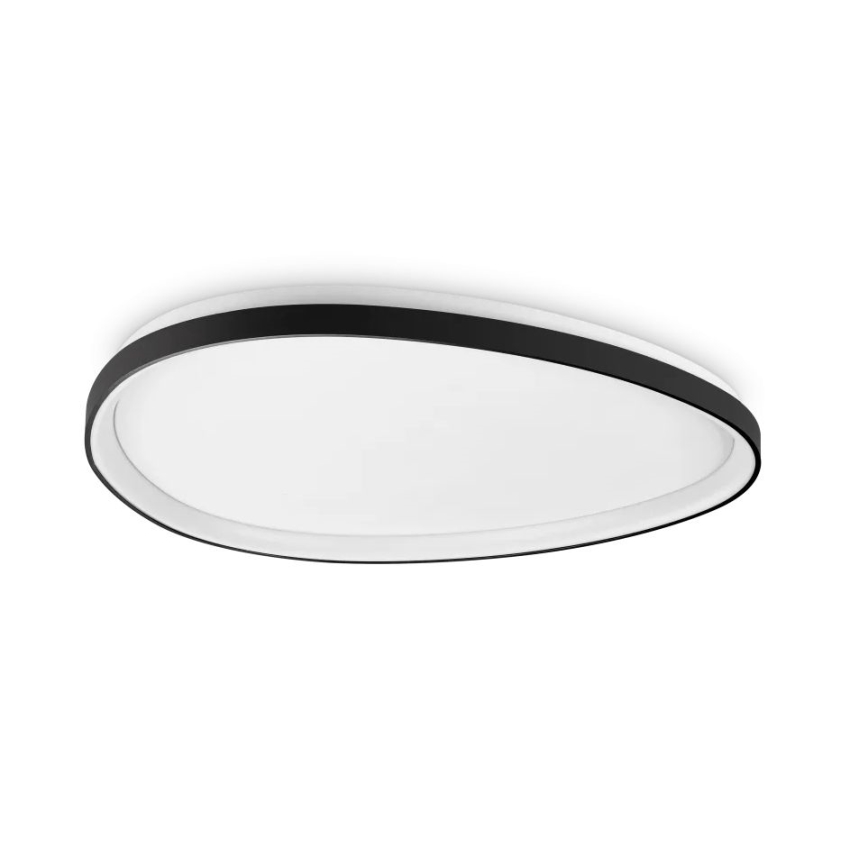 Ideal Lux - LED Prigušiva stropna svjetiljka GEMINI LED/42W/230V pr. 81 cm CRI 90 crna