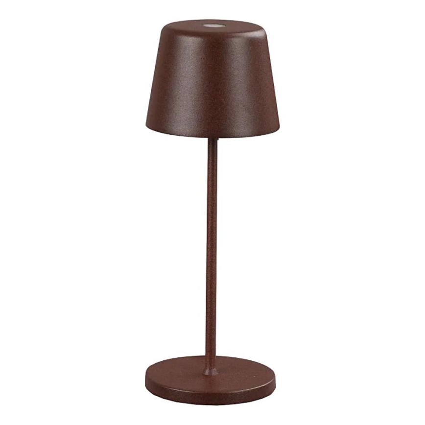 Ideal Lux - LED Prigušiva dodirna vanjska stolna lampa CUTE LED/2,5W/3,7V USB 2200-2700K 3000 mAh IP65 smeđa