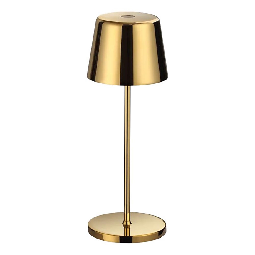 Ideal Lux - LED Prigušiva dodirna vanjska stolna lampa CUTE LED/2,5W/3,7V USB 2200-2700K 3000 mAh IP65 zlatna