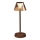 Ideal Lux - LED Prigušiva lampa na dodir LOLITA LED/2,8W/5V 2200 mAh IP54 smeđa