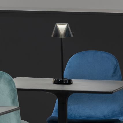 Ideal Lux - LED Prigušiva lampa na dodir LOLITA LED/2,8W/5V 2200 mAh IP54 crna