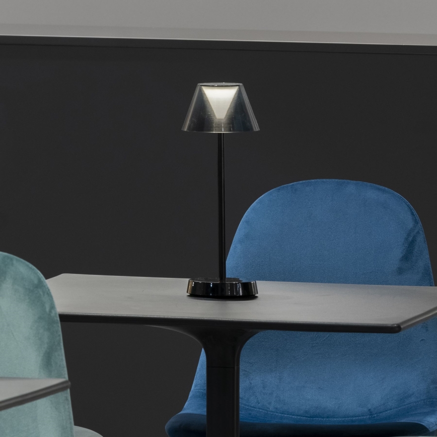 Ideal Lux - LED Prigušiva lampa na dodir LOLITA LED/2,8W/5V 2200 mAh IP54 crna