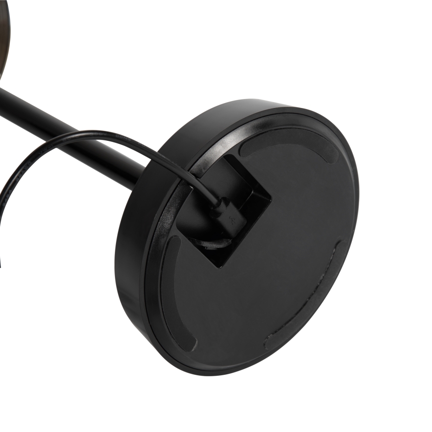 Ideal Lux - LED Prigušiva lampa na dodir LOLITA LED/2,8W/5V 2200 mAh IP54 crna