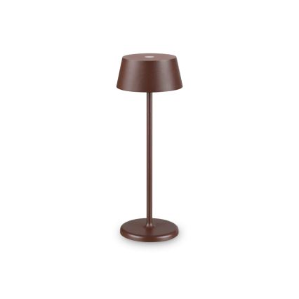 Ideal Lux - LED Prigušiva dodirna vanjska lampa PURE LED/1,5W/3,7V 2200 mAh CRI 90 IP54 smeđa