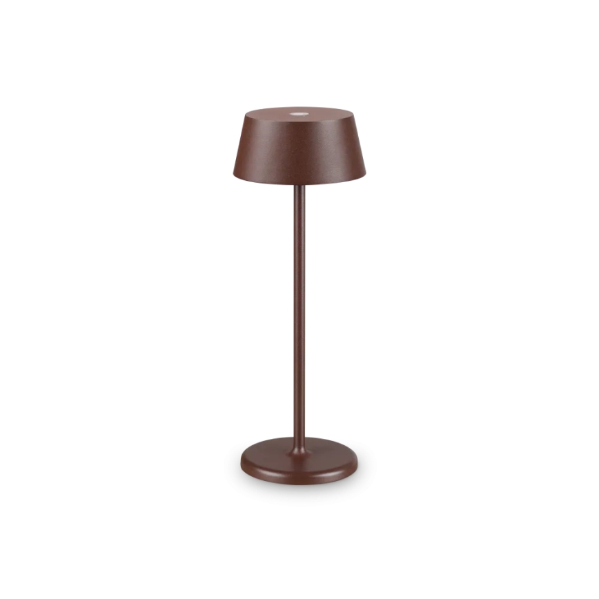 Ideal Lux - LED Prigušiva dodirna vanjska lampa PURE LED/1,5W/3,7V 2200 mAh CRI 90 IP54 smeđa