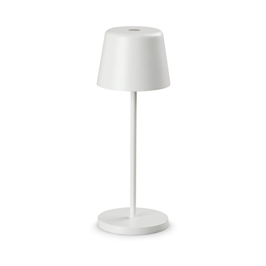 Ideal Lux - LED Prigušiva dodirna vanjska stolna lampa CUTE LED/2,5W/3,7V USB 2200-2700K IP65 bijela