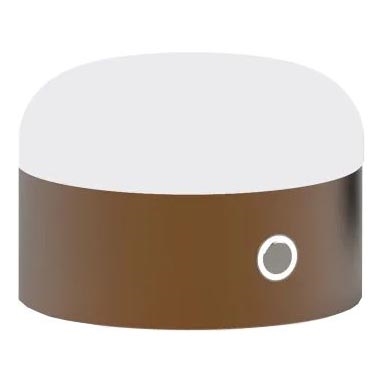 Ideal Lux - LED Prigušiva stolna lampa na dodir MIGNON LED/5W/5V 1500 mAha pr. 10 cm CRI 90 smeđa