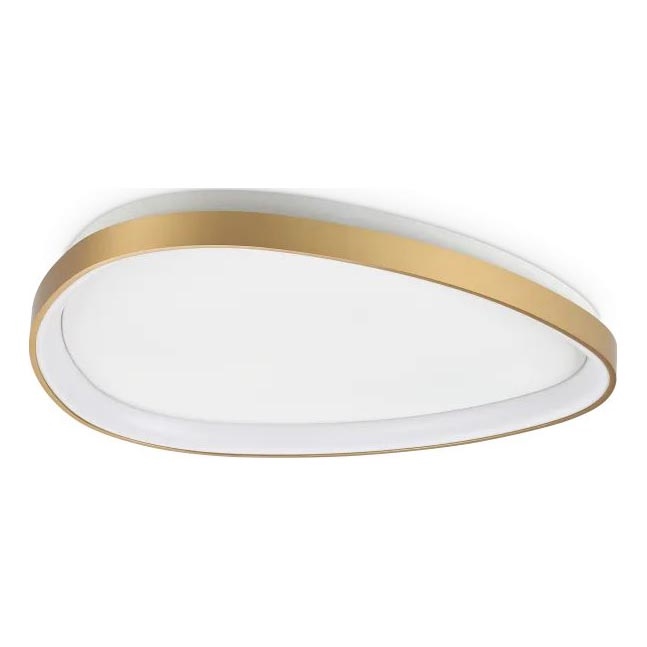 Ideal Lux - LED Prigušiva stropna svjetiljka GEMINI LED/28W/230V pr. 61 cm CRI 90 zlatna