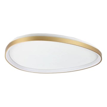 Ideal Lux - LED Prigušiva stropna svjetiljka GEMINI LED/42W/230V pr. 81 cm CRI 90 zlatna