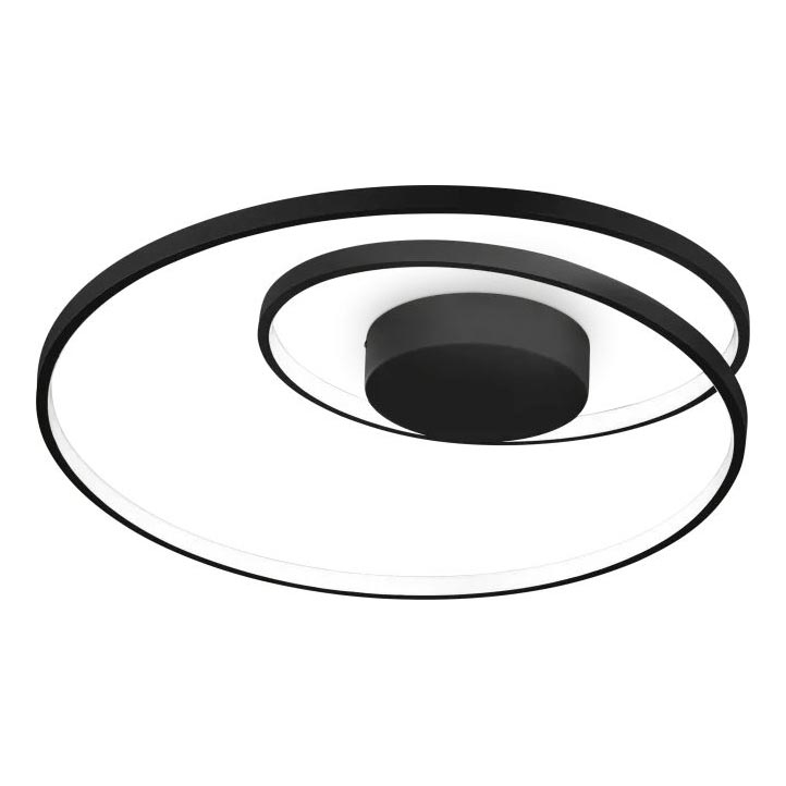 Ideal Lux - LED Prigušiva stropna svjetiljka OZ LED/48W/230V pr. 60 cm CRI 90 crna