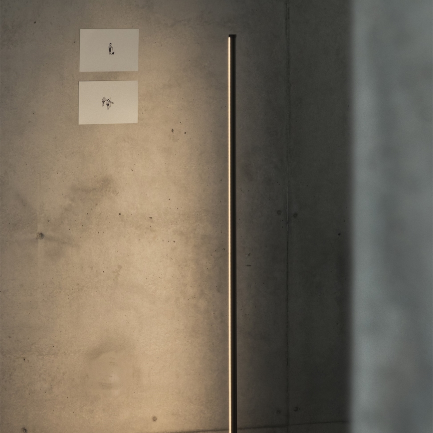 Ideal Lux - LED prigušivačka podna lampa YOKO LED/16W/230V CRI 90 crna