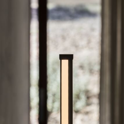 Ideal Lux - LED prigušivačka podna lampa YOKO LED/16W/230V CRI 90 crna