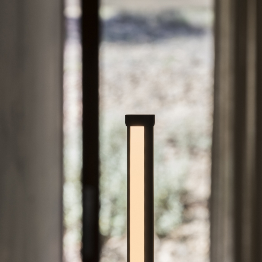 Ideal Lux - LED prigušivačka podna lampa YOKO LED/16W/230V CRI 90 crna