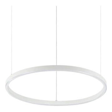 Ideal Lux - LED prigušivački luster na užetu ORACLE SLIM LED/29W/230V 3000K promjer 50 cm bijela
