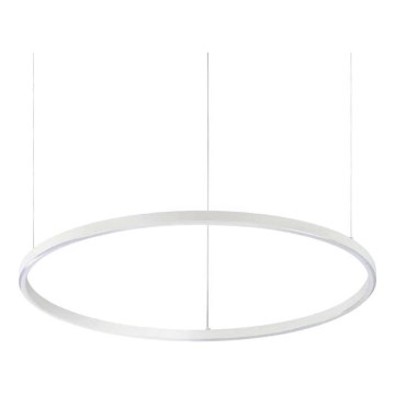 Ideal Lux - LED prigušivački luster na užetu ORACLE SLIM LED/39W/230V 3000K promjer 70 cm bijela