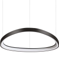 Ideal Lux - LED Prigušivi luster na sajli GEMINI LED/48W/230V pr. 61 cm crna