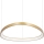 Ideal Lux - LED Prigušivi luster na sajli GEMINI LED/48W/230V pr. 61 cm zlatna