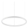 Ideal Lux - LED Prigušivi luster na sajli ORACLE SLIM LED/29W/230V 3000K pr. 50 cm bijela