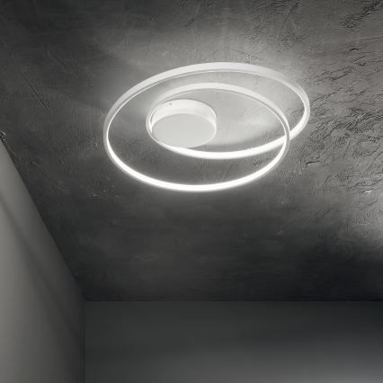 Ideal Lux - LED prigušiva stropna svjetiljka OZ LED/48W/230V pr. 60 cm CRI 90 bijela
