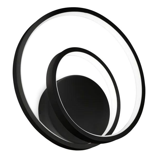 Ideal Lux - LED prigušivo zidno svjetlo OZ LED/28W/230V CRI 90 crna