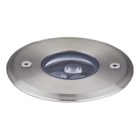 Ideal Lux - LED rasvjeta za kućni prilaz FLOOR LED/3W/230V pr. 9 cm CRI 90 IP67 sjajni krom