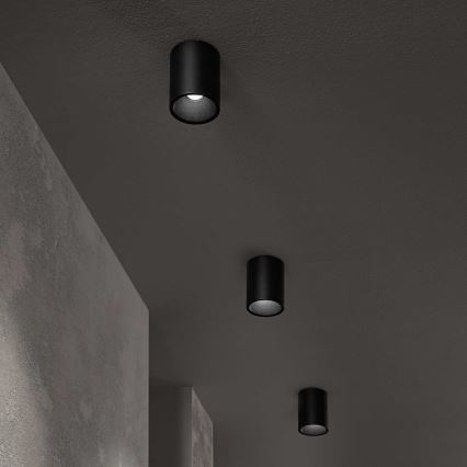 Ideal Lux - LED Reflektorska svjetiljka NITRO LED/10W/230V pr. 8 cm CRI 90 crna