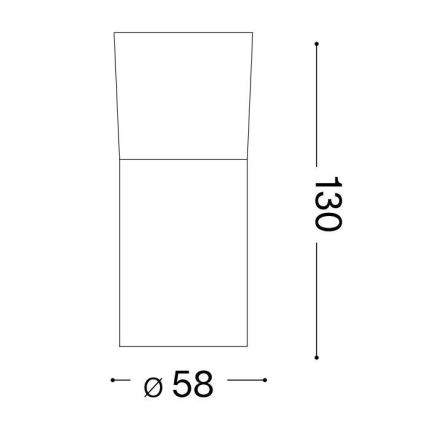 Ideal Lux - LED Reflektorska svjetiljka TOBY 1xGU10/7W/230V CRI 90 bijela