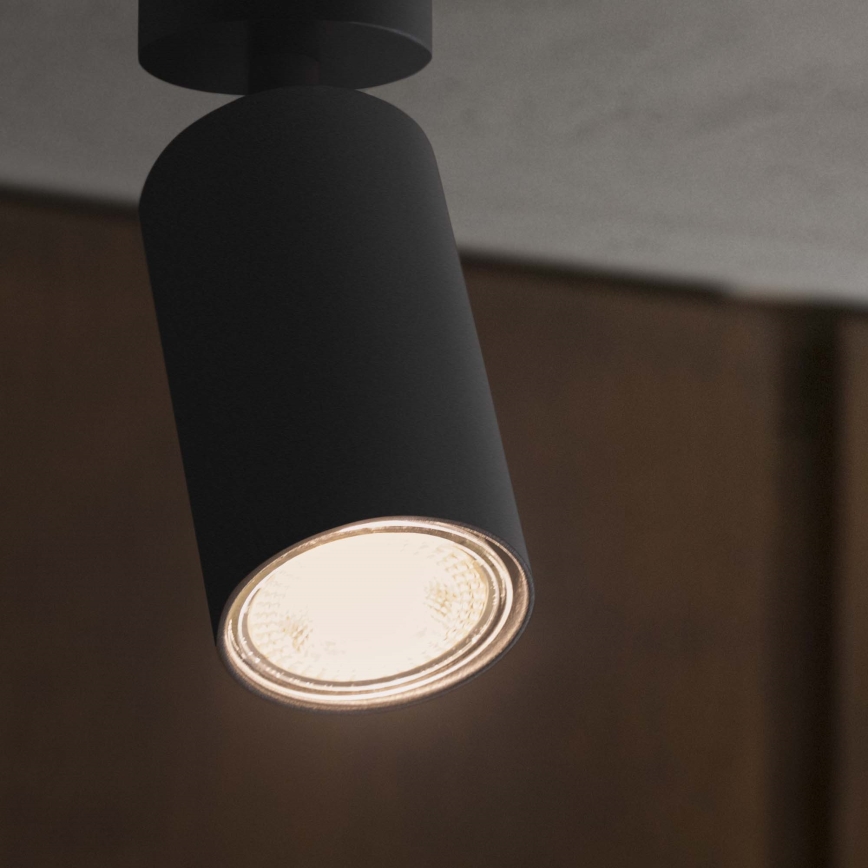 Ideal Lux - LED spot svjetiljka DYNAMITE 1xGU10/7W/230V CRI 90 crna