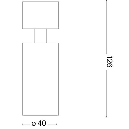 Ideal Lux - LED spot svjetiljka DYNAMITE 1xGU10/7W/230V CRI 90 mesing