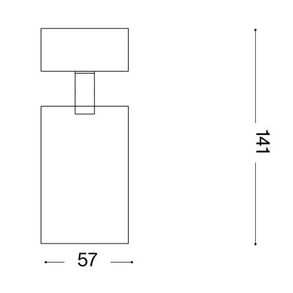 Ideal Lux - LED spot svjetiljka DYNAMITE 1xGU10/7W/230V CRI 90 mesing