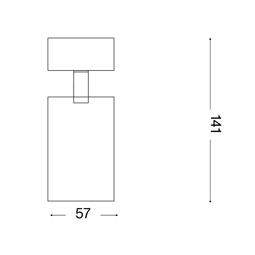 Ideal Lux - LED spot svjetiljka DYNAMITE 1xGU10/7W/230V CRI 90 mesing