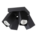 Ideal Lux - LED spot svjetiljka DYNAMITE 4xGU10/7W/230V CRI 90 crna