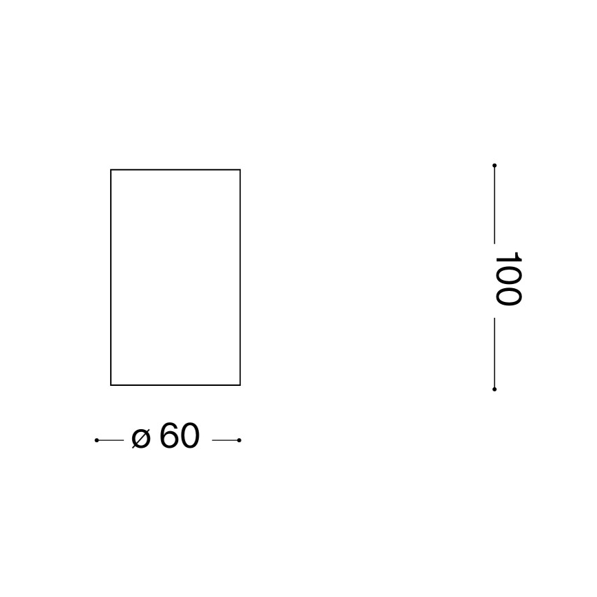 Ideal Lux - LED spot svjetiljka LOOK 1xGU10/7W/230V CRI 90 Ø 6 cm mesing