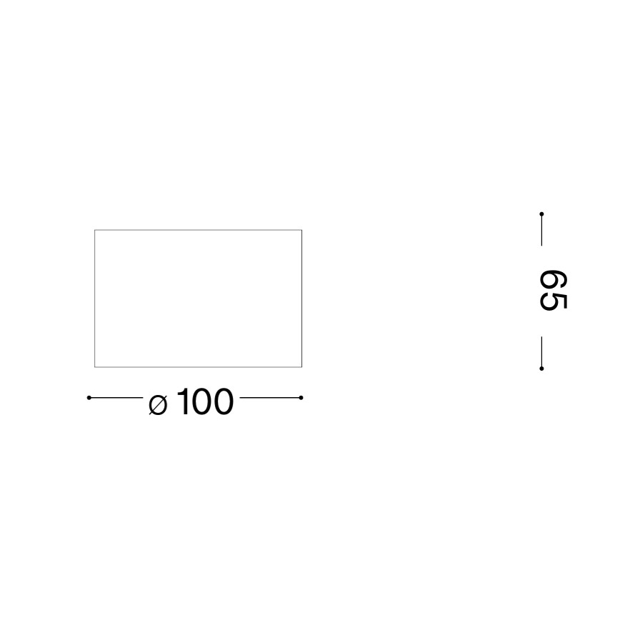 Ideal Lux - LED spot svjetiljka SPIKE 1xGX53/9W/230V, promjer 10 cm, polirani krom