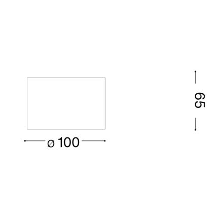 Ideal Lux - LED spot svjetiljka SPIKE 1xGX53/9W/230V, Ø 10 cm, bakrena