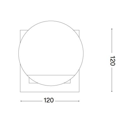 Ideal Lux - LED Stolna lampa ANGOLO 1xG9/3W/230V crna