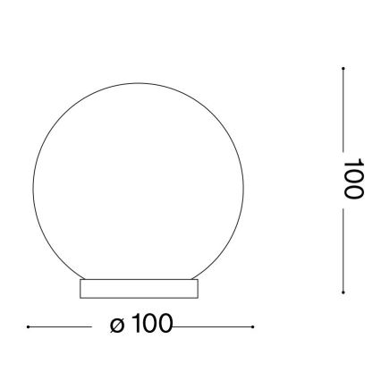 Ideal Lux - LED Stolna lampa MAPA 1xG9/3W/230V pr. 10 cm bijela