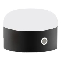 Ideal Lux - LED stolna lampa s dodirnim prigušivačem MIGNON LED/5W/5V 1500 mAh promjer 10 cm CRI 90 crna