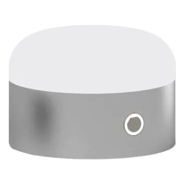 Ideal Lux - LED stolna lampa s dodirnim prigušivačem MIGNON LED/5W/5V 1500 mAh promjer 10 cm CRI 90 sjajni krom