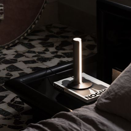 Ideal Lux - LED stolna lampa s prigušivanjem DORICA LED/8W/230V CRI 90 crna