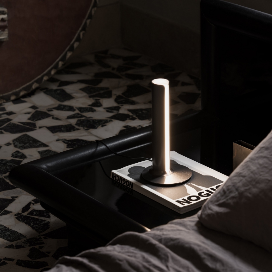 Ideal Lux - LED stolna lampa s prigušivanjem DORICA LED/8W/230V CRI 90 crna