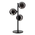 Ideal Lux - LED stolna svjetiljka PERLAGE 3xG9/3W/230V crna/dimljena crna