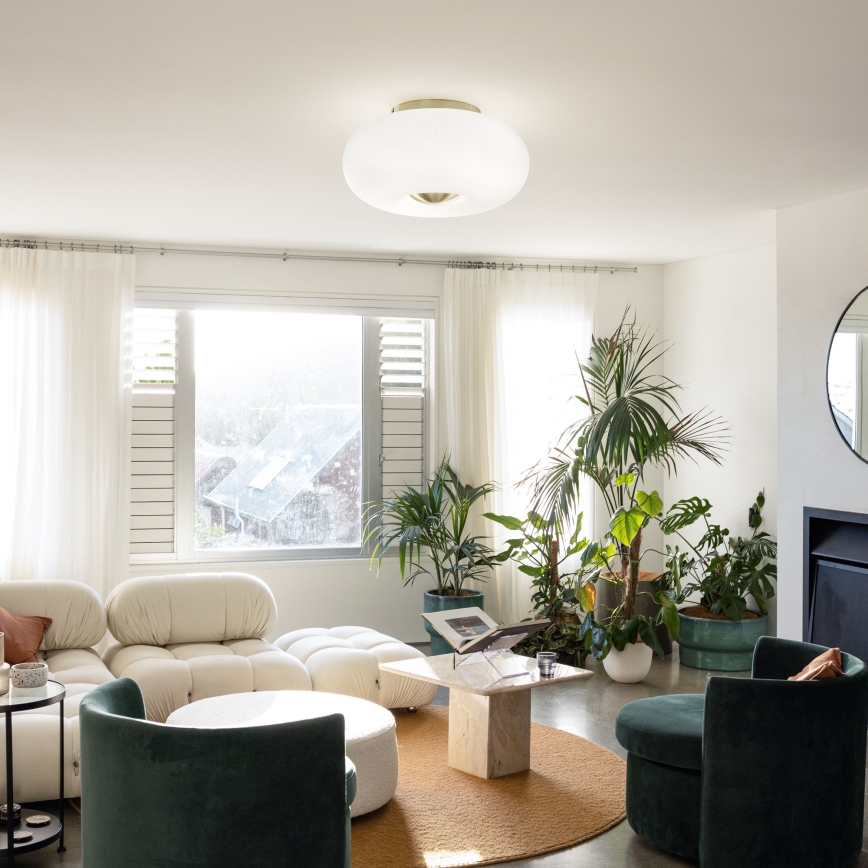 Ideal Lux - LED Stropna svjetiljka ARIZONA 5xGX53/9W/230V pr. 50 cm bijela